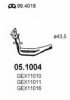 GB4 GEX11010 Exhaust Pipe